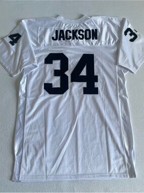 Mitchell & Ness NFL Bo Jackson #34 Los Angeles Raiders White Jersey 2XL